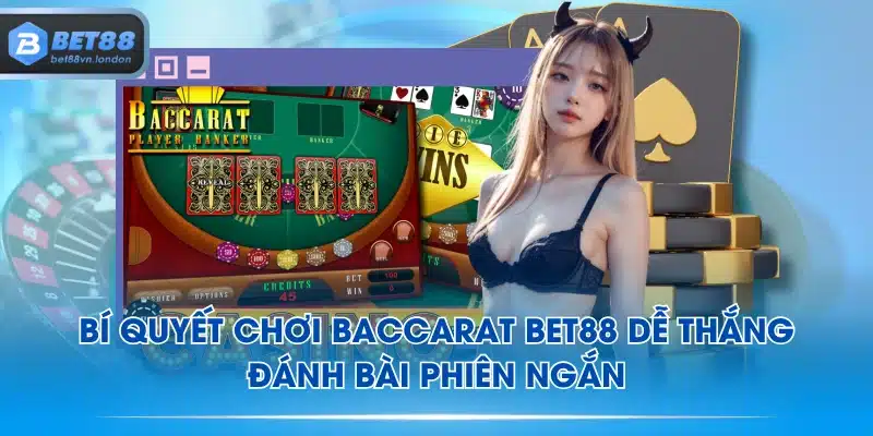 Bí quyết chơi Baccarat BET88 dễ thắng - Đánh bài phiên ngắn