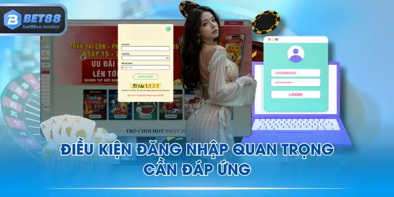 Điều kiện đăng nhập quan trọng cần đáp ứng