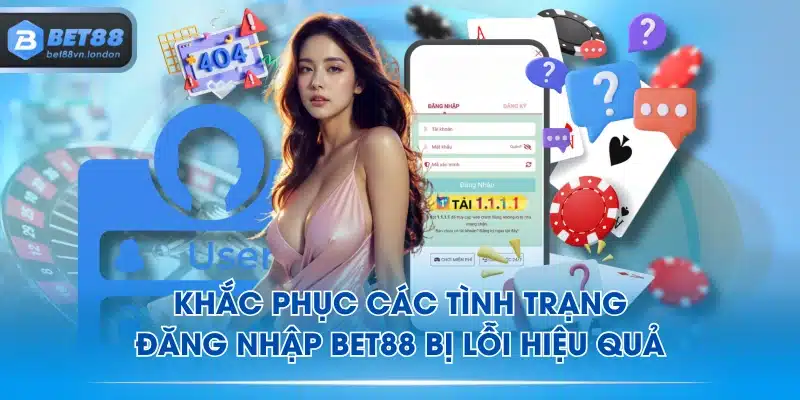 Khắc phục các tình trạng đăng nhập BET88 bị lỗi hiệu quả